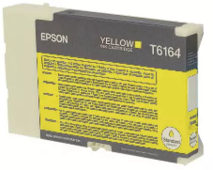 Картридж струйный Epson T6164 (C13T616400), желтый, оригинальный, объем 53 мл для Epson Epson B-500DN / B-310 / B-310N / B-510DN