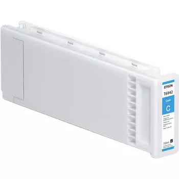 Картридж струйный Epson T6942 (C13T694200), голубой, оригинальный, объем 700 мл для Epson SureColor SC-T3200 / SC-T5200 / SC-T7200