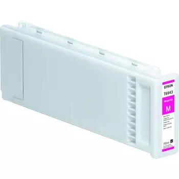 Картридж струйный Epson T6943 (C13T694300), пурпурный, оригинальный, объем 700 мл для Epson SureColor SC-T3200 / SC-T5200 / SC-T7200