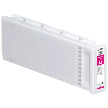 Картридж струйный Epson T7253 (C13T725300), пурпурный, оригинальный, объем 600мл, для Epson SureColor SC-F2000 (4 цвета) / SC-F2000 (5 цветов)