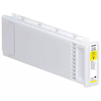 Картридж струйный Epson T7254 (C13T725400), желтый, оригинальный, объем 600мл, для Epson SureColor SC-F2000 (4 цвета) / SC-F2000 (5 цветов)