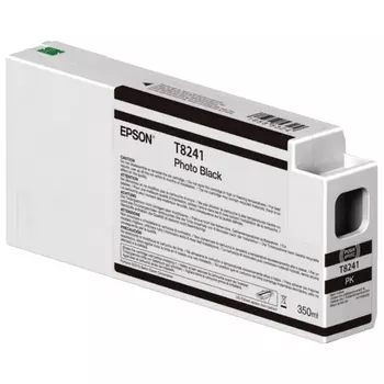 Картридж струйный Epson T8241 (C13T824100), фото-черный, оригинальный, объем 350мл, для SureColor SC-P6000/P7000/P7000V/P8000/P9000/P9000V