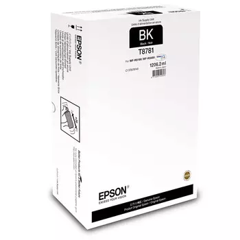 Картридж струйный Epson T8781 (C13T878140), черный, оригинальный, ресурс 75000 страниц для Epson Epson WorkForce Pro WF-R5190DTW / WF-R5690DTWF