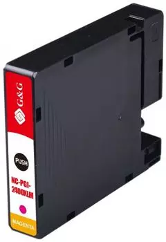 Картридж струйный G&G GG-PGI-2400XLM (PGI-2400XL), пурпурный, совместимый, 20.4 мл, для Canon MAXIFY iB4040/ МВ5040/ МВ5340
