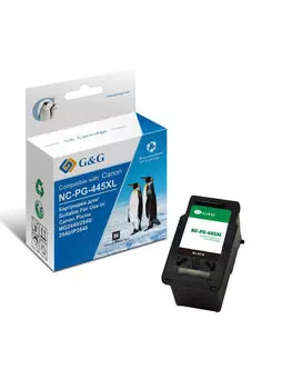 Картридж струйный G&amp;G NC-PG-445XL (PG-445XL/8282B001), черный, совместимый, 14мл, для Canon Pixma MP2440/2540/2940/IP2840