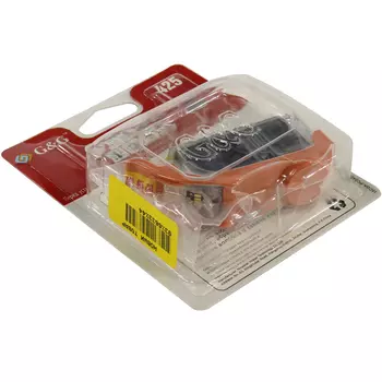 Картридж струйный G&G NC-PGI-425BK (PGI-425BK/4532B001), черный, совместимый, 16мл, для Canon PIXMA-iP4840 / iP4940 / iX6540 / MG5140 / MG5240 / MG5340 / MG6140 / MG6240 / MG8140 / MG8240 / MX714 / MX884 / MX894