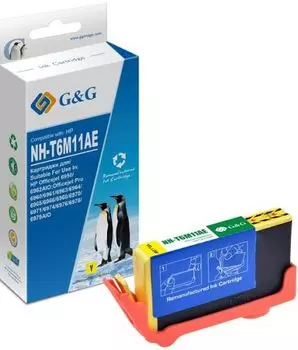 Картридж струйный G&G NH-T6M11AE (903XL/T6M11AE), желтый, совместимый, 10 мл, для OJ Pro 6950/6960/6970