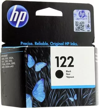 Картридж струйный HP 122 (CH561HE), черный, оригинальный, ресурс 120 страниц для HP HP Deskjet 1000 / 1050 / 2000 / 2050 / 3000 / 3050 / 1510 /2050