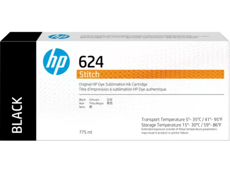 Картридж струйный HP 624 (2LL53A), черный, оригинальный, объем 775мл для Stitch S300