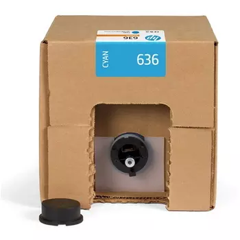 Картридж струйный HP 636 (2LL58A), голубой, оригинальный, объем 3л для Stitch S500