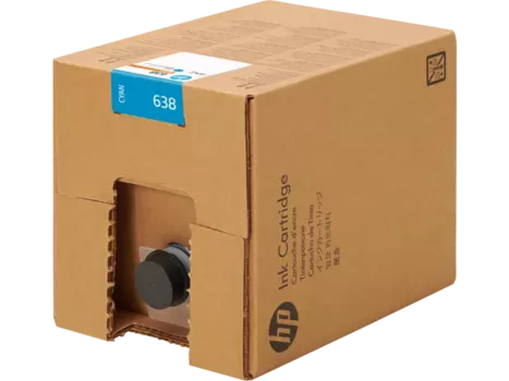 Картридж струйный HP 638 (4UV64A), голубой, оригинальный, объем 10л для Stitch S1000