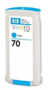 Картридж струйный HP 70 (C9452A), голубой, оригинальный, объем 130 мл для HP HP Designjet Z3100 / Z3120 1118мм / Z3120 610мм / Z3200 1118мм / Z3200 610мм / Z3100