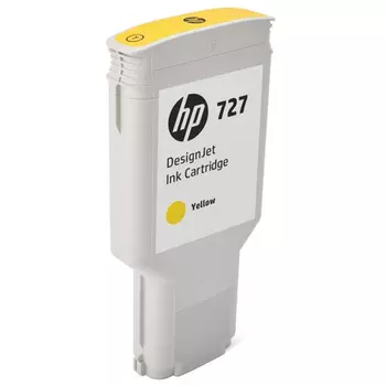 Картридж струйный HP 727 (F9J78A), желтый, оригинальный, объем 300 мл для HP HP Designjet T1500 / T920 PostScript ePrinter A0/914 мм, HP DesignJet T2530 / T1530 / T930 PostScript, 36"