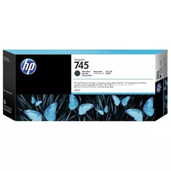 Картридж струйный HP 745 (F9K05A), матовый черный, оригинальный, объем 300 мл для HP HP DesignJet Z2600 PostScript