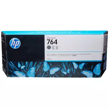 Картридж струйный HP 764 (C1Q18A), серый, оригинальный, объем 300мл, для HP Designjet T3500 Production eMFP, 914 мм /