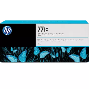 Картридж струйный HP 771C (B6Y13A), фото черный, оригинальный, объем 775 мл для HP HP Designjet Z6200 1067 мм / 1524 мм, HP Designjet 1524 мм Z6600 / Z6800