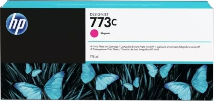 Картридж струйный HP 773C (C1Q39A), пурпурный, оригинальный, объем 775мл, для HP Designjet Z6600 / Z6800 1524 мм