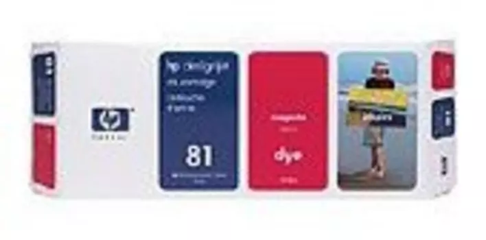 Картридж струйный HP 81 (C4932A), пурпурный, оригинальный, объем 680мл, ресурс 1000 страниц, для Designjet 5000 / 5500