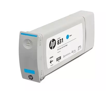 Картридж струйный HP 831 (CZ695A), голубой, оригинальный, объем 775 мл для HP Latex 310/315/330/335/360/370/375