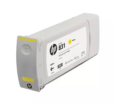 Картридж струйный HP 831 (CZ697A), желтый, оригинальный, объем 775 мл для HP Latex 310/315/330/335/360/370/375