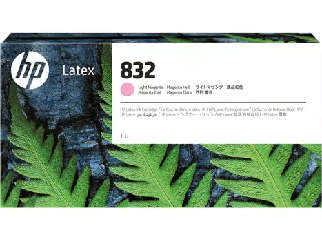 Картридж струйный HP 832 (4UV80A), светло-пурпурный, оригинальный, объем 1 л для Latex 700