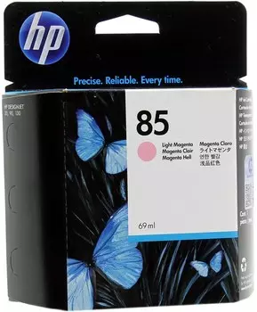 Картридж струйный HP 85 (C9429A), светло-пурпурный, оригинальный, объем 69мл, для HP Designjet 130 / 90 / 30