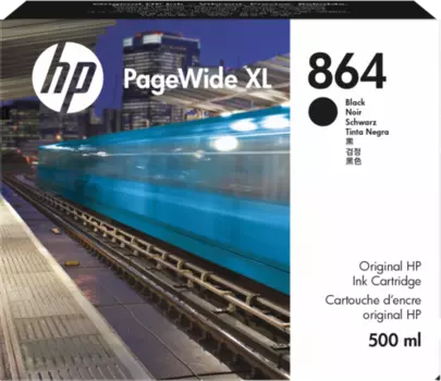 Картридж струйный HP 864 (3ED86A), черный, оригинальный, объем 500мл, для PageWide XL 4200