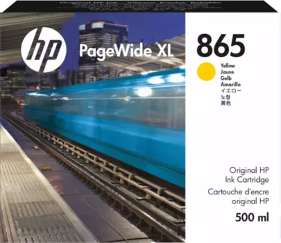 Картридж струйный HP 865 (3ED84A), желтый, оригинальный, объем 500 мл для HP PageWide XL 4200/5200
