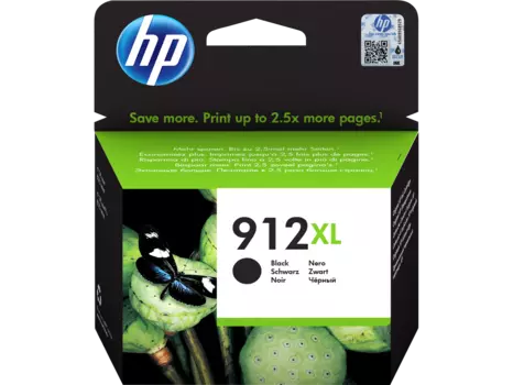 Картридж струйный HP 912XL (3YL84AE), черный, оригинальный, ресурс 825 страниц для HP OfficeJet 8013/8023