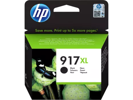 Картридж струйный HP 917XL (3YL85AE), черный, оригинальный, ресурс 1500 страниц, для OfficeJet 8023