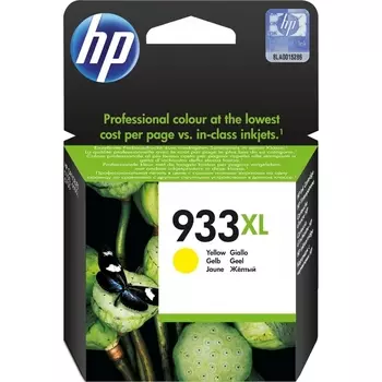 Картридж струйный HP 933XL (CN056AE BGX), желтый, оригинальный, ресурс 825 страниц для HP Officejet 6100 / 6600 / 6700 / 7100 WF / 7610 WF