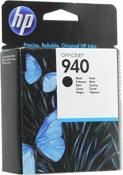 Картридж струйный HP 940 (C4902AE), черный, оригинальный, ресурс 1000 страниц, для HP Officejet Pro 8000 / 8500