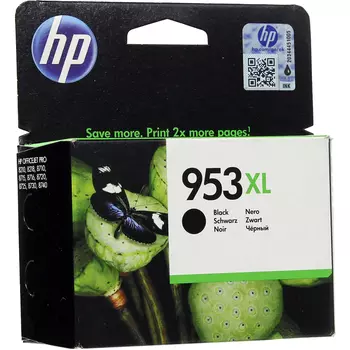 Картридж струйный HP 953XL (L0S70AE), черный, оригинальный, ресурс 2000 страниц для HP OJP 8710/8715/8720/8730/8210/8725