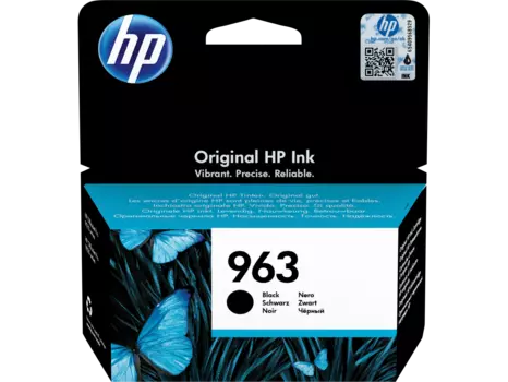 Картридж струйный HP 963 (3JA26AE), черный, оригинальный, ресурс 1000 страниц для HP OfficeJet Pro 9010/9013/9020/9023