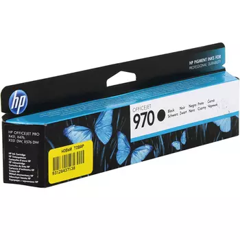 Картридж струйный HP 970 (CN621AE), черный, оригинальный, ресурс 3000 страниц для HP HP Officejet Pro X576dw / X476dw / X451dw / X551dw