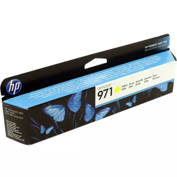 Картридж струйный HP 971 (CN624AE), желтый, оригинальный, ресурс 2500 страниц для HP HP Officejet Pro X576dw / X476dw / X451dw / X551dw