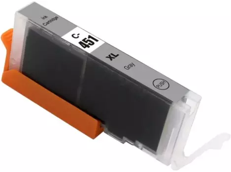 Картридж струйный NV Print NV-6476B001 (CLI-451XL/6476B001), серый, совместимый, 12 мл, для Canon MG6340/Pixma iP8740/MG7140/MG7540