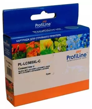 Картридж струйный ProfiLine PL-LC565XL-C (LC565XL-C), голубой, совместимый, для Brother MFC-J2310/MFC-J2510/MFC-J3520/MFC-J3720/MFC-J4410DW/MFC-J4510DW