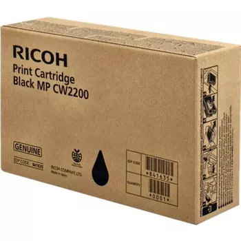 Картридж струйный Ricoh MP CW2200 (841635), черный, оригинальный, объем 200 мл, ресурс 834 страниц для Ricoh MP CW2200SP/CW2201SP
