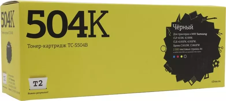 Картридж T2 TC-S504B для Samsung CLP-415/CLX-4195/Xpress C1810W, 2500 стр., черный, с чипом