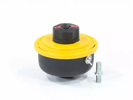 Катушка для триммера с леской DENZEL, полуавтоматическая, 2мм (96324)