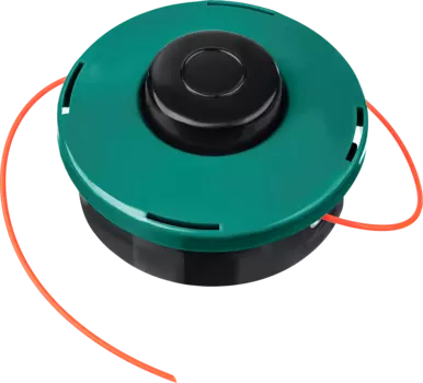 Катушка для триммера с леской Зубр Мастер КТ-10 М10Х1.25LH, полуавтоматическая, 2 мм x 5 м для ЗУБР КРБ-ххх, ЗКРЭ-ххх, КСВ-ххх (71105)