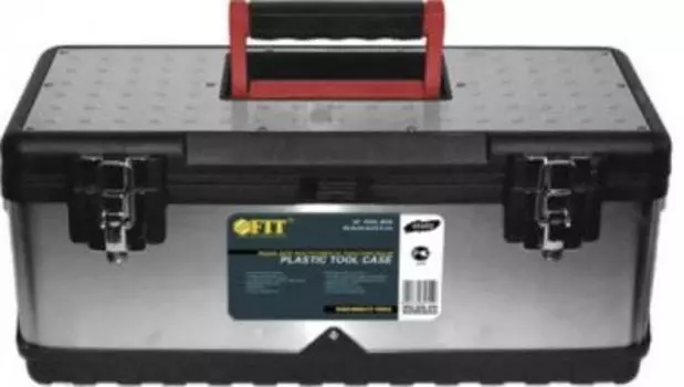 Кейс для инструмента 23" 59смx28смx22.5см, пластик с металлом, ручка, FIT HQ (65603)