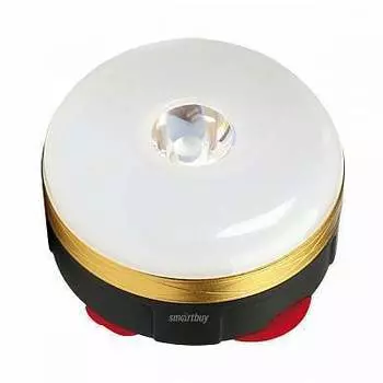 Кемпинговый фонарь Smartbuy SBF-CL25 (акк. 4V 0.8 Ah или 4xR6) 3W+2W COB, карабин, магн, USB, 3 ре (арт. 724626)