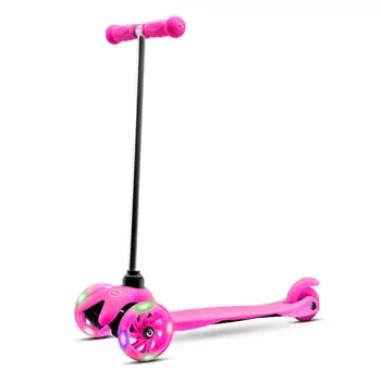 Кикборд Zilmer ZR-65, 3 колеса, розовый (ZIL1812-201/розовый)