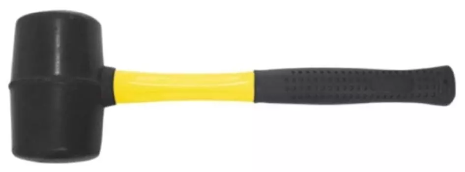 Киянка инерционная, рукоять стеклопластик обрезиненная, боек резина 680г, FIT 45494