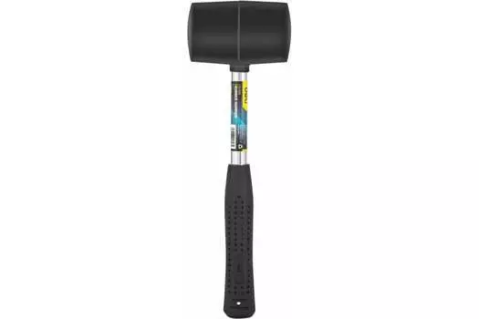 Киянка, рукоять металлическая обрезиненная, боек резина 550 г, Deli DL5616 (DL5616)