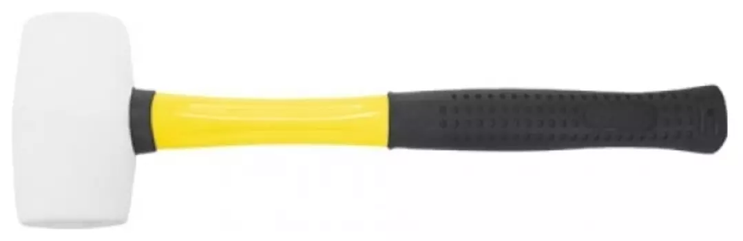 Киянка, рукоять стеклопластик обрезиненная, боек резина 340г, FIT 45502