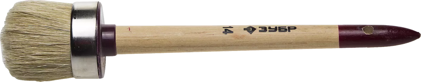 Кисть Зубр МАСТЕР №14, круглая, 50мм (01501-50)
