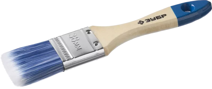 Кисть Зубр МАСТЕР АКВА, плоская, 38мм (4-01007-038)